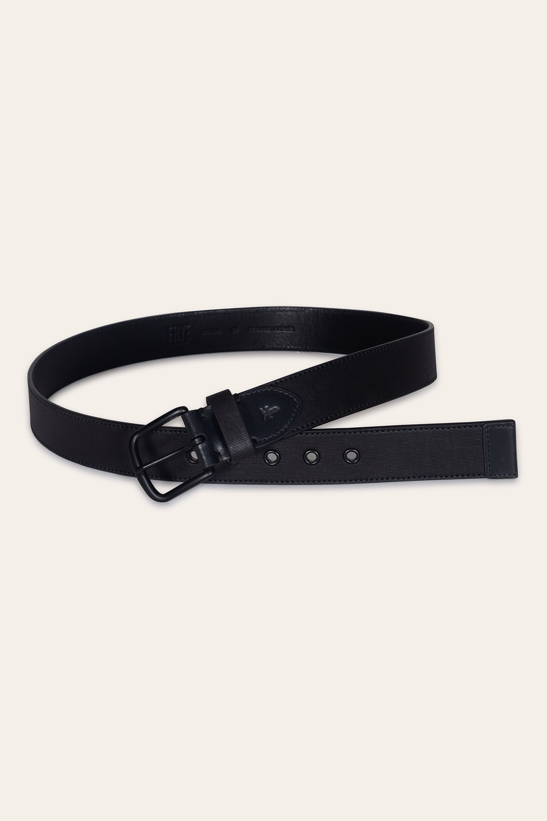 Men’s Black 38mm Coated Canvas Belt | Frye Best Seller
