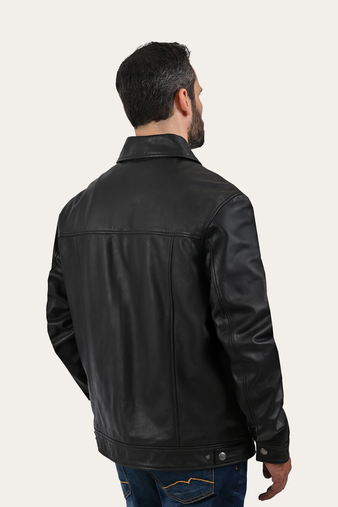 Black Baxter Trucker Jacket | Frye Deals