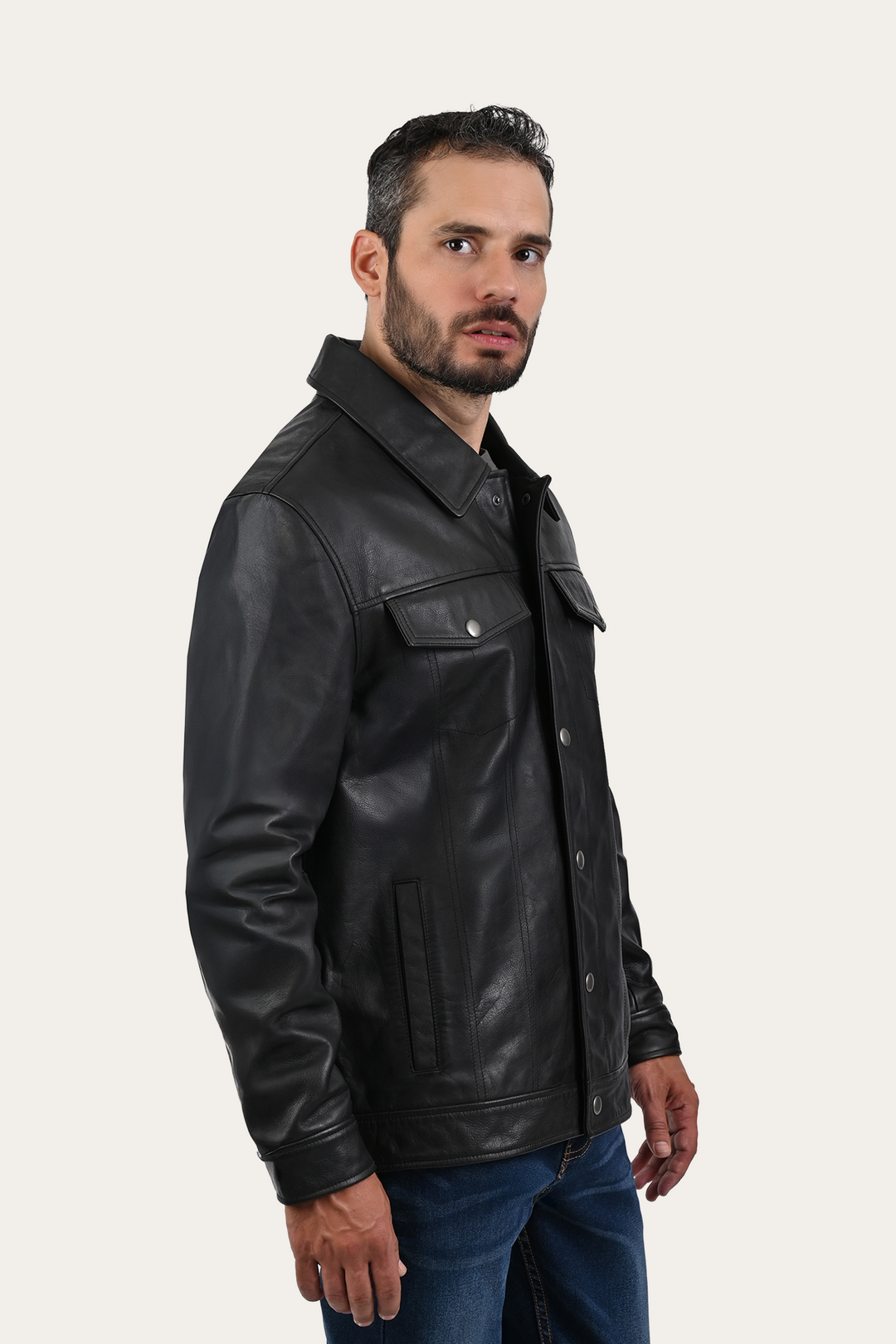 Black Baxter Trucker Jacket | Frye Deals