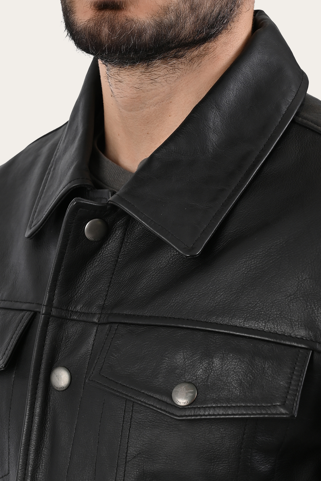 Black Baxter Trucker Jacket | Frye Deals