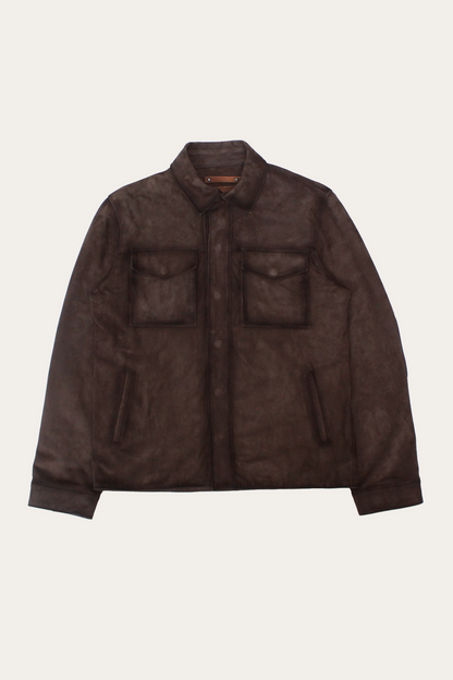 Dark Brown Prescott Jacket | Frye Quality