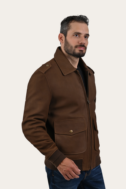 Brown Angus Jacket | Frye Latest