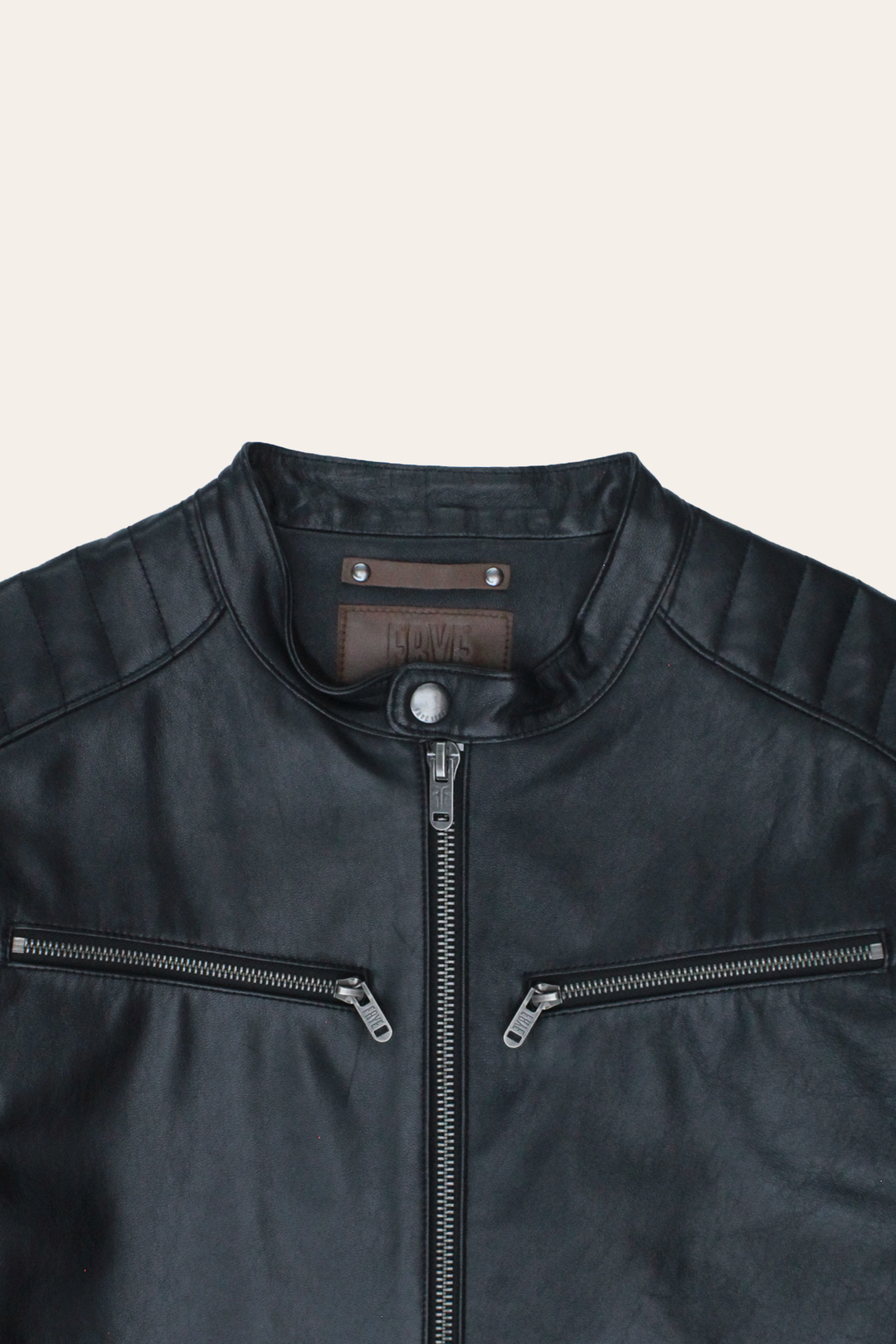 Men’s Black Pioneer Racer Leather Jacket | Frye Latest