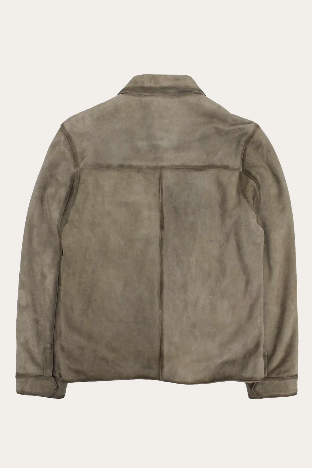 Men’s Taupe Brock Suede Utility Shacket | Frye Essential
