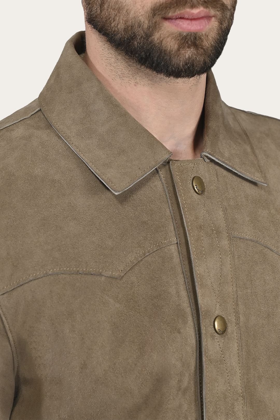 Men’s Taupe Judd Suede Shacket | Frye Smart Buy