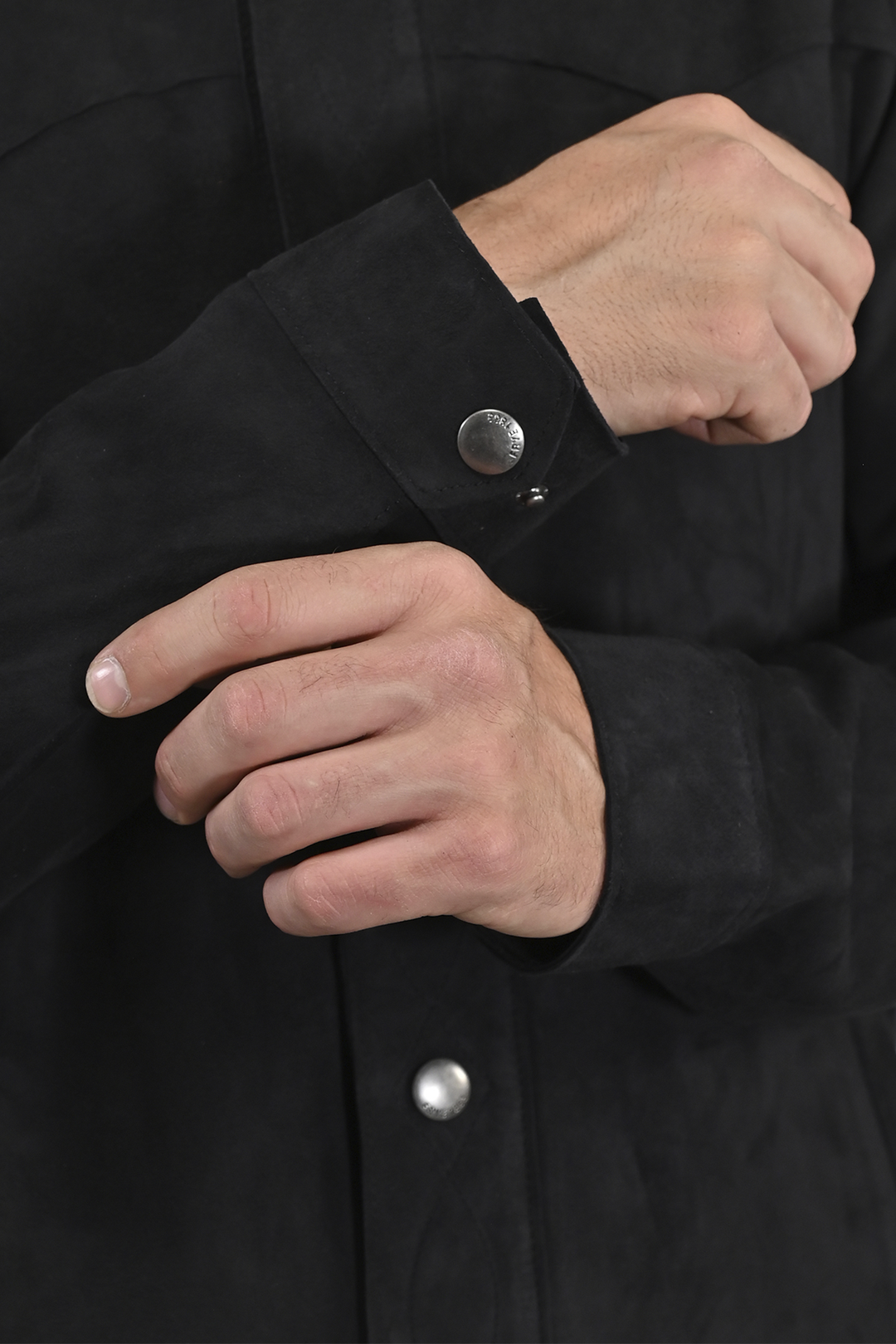 Men’s Navy Blue Judd Minimalist Suede Shacket | Frye Hot Sale