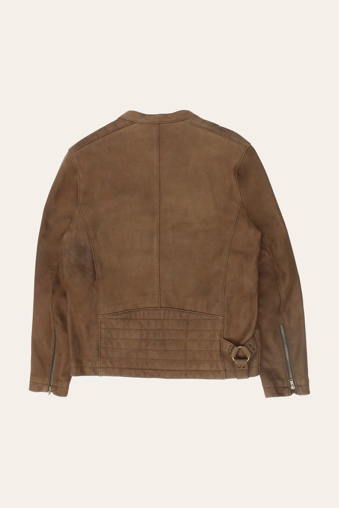 Men’s Tobacco Desert Racer Leather Jacket | Frye Best Seller