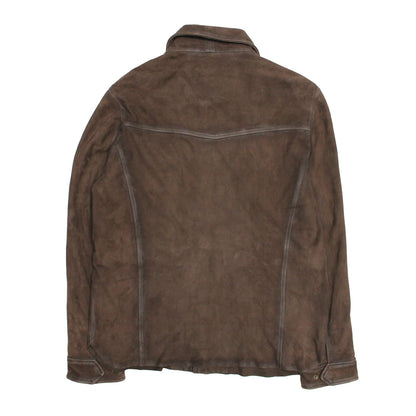 Men’s Dark Brown Brody Suede Shacket | Frye Trending