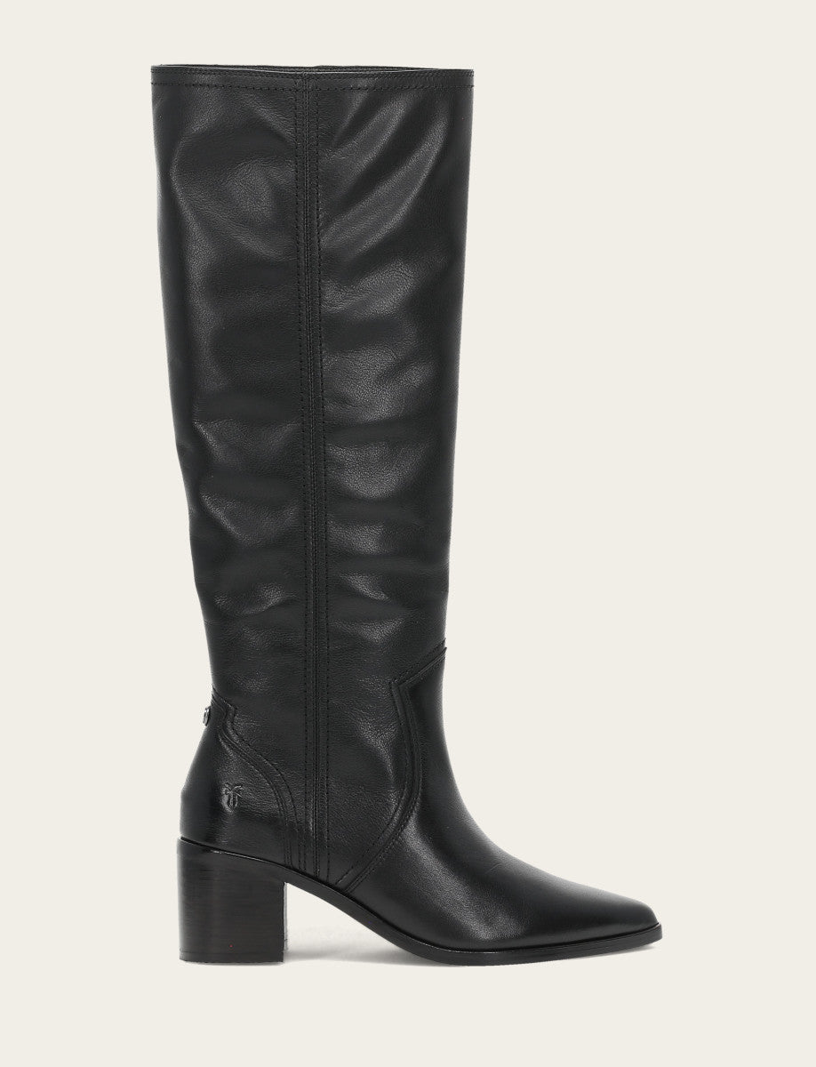 Women's Black Sadie Softy Tall Booties | Frye Classic