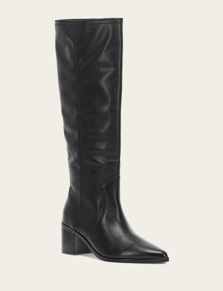 Women's Black Sadie Softy Tall Booties | Frye Classic