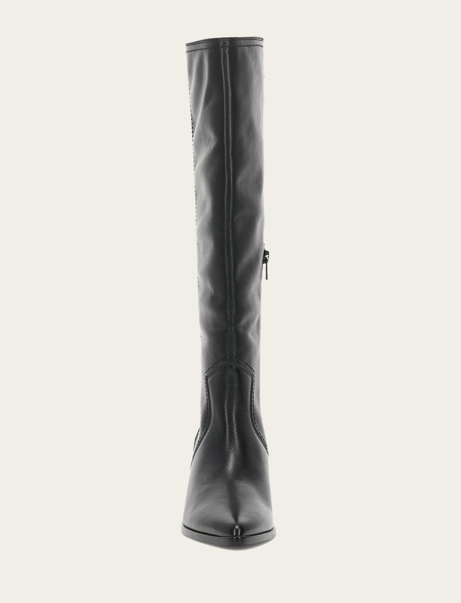 Women's Black Sadie Softy Tall Booties | Frye Classic
