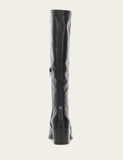 Women's Black Sadie Softy Tall Booties | Frye Classic