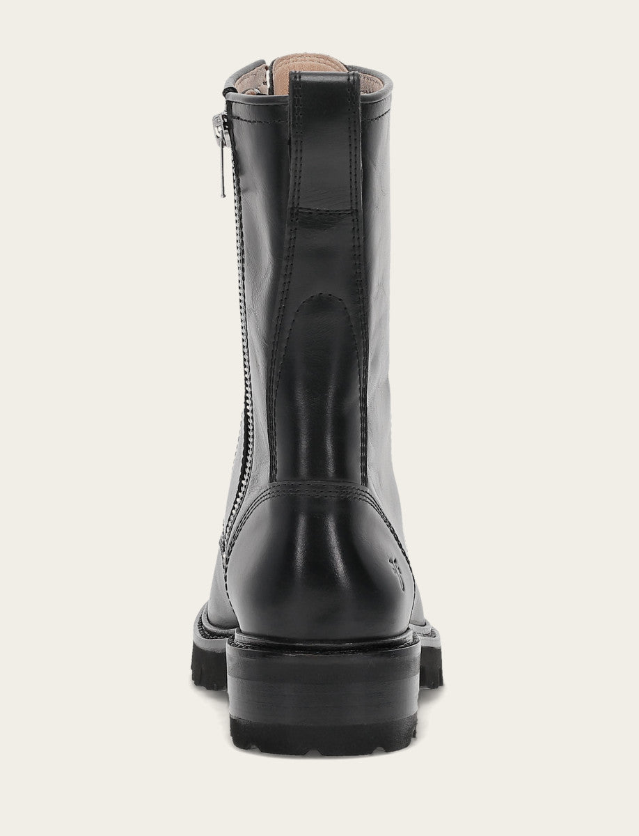 Women's Black Olivia Combat Boots | Frye Classic