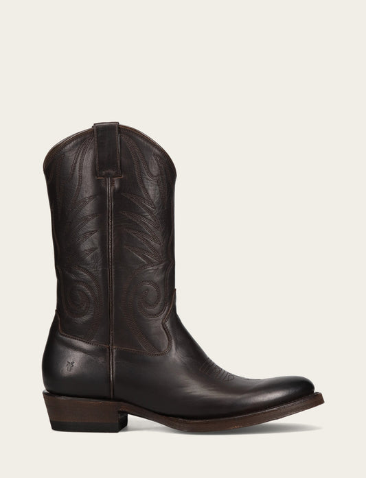 Men's Chocolate Grady Vintage Stitch Western Boots | Frye Classic