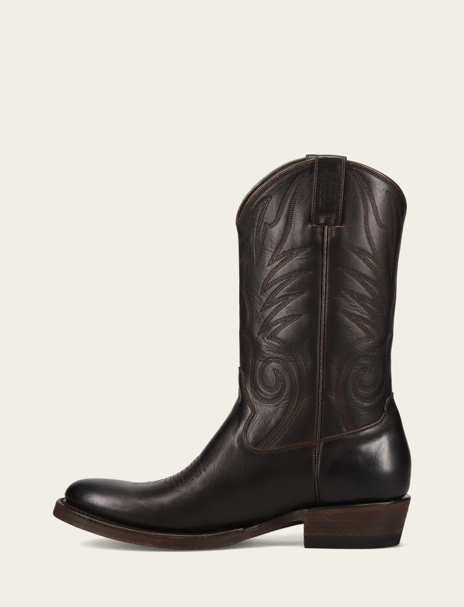 Men's Chocolate Grady Vintage Stitch Western Boots | Frye Classic