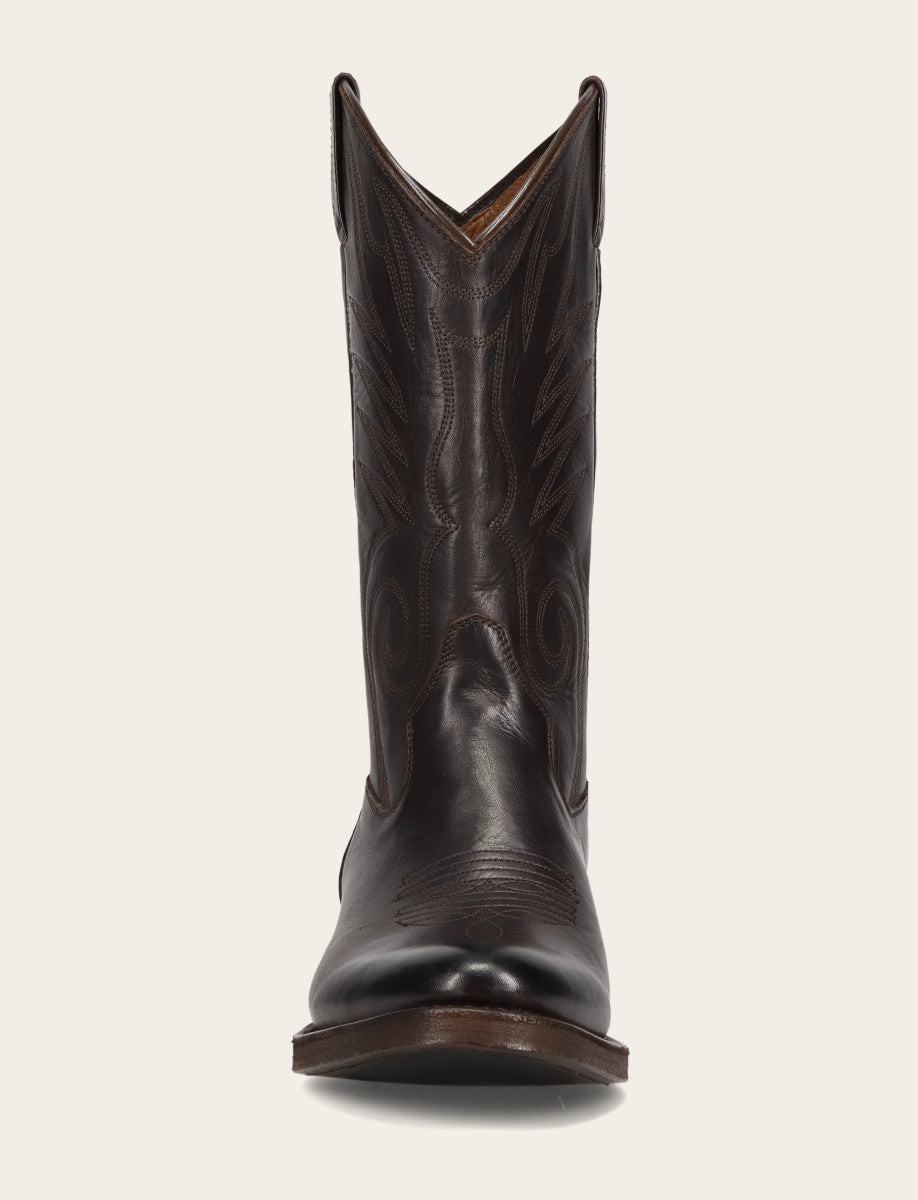 Men's Chocolate Grady Vintage Stitch Western Boots | Frye Classic