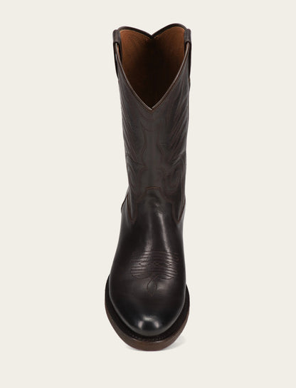 Men's Chocolate Grady Vintage Stitch Western Boots | Frye Classic